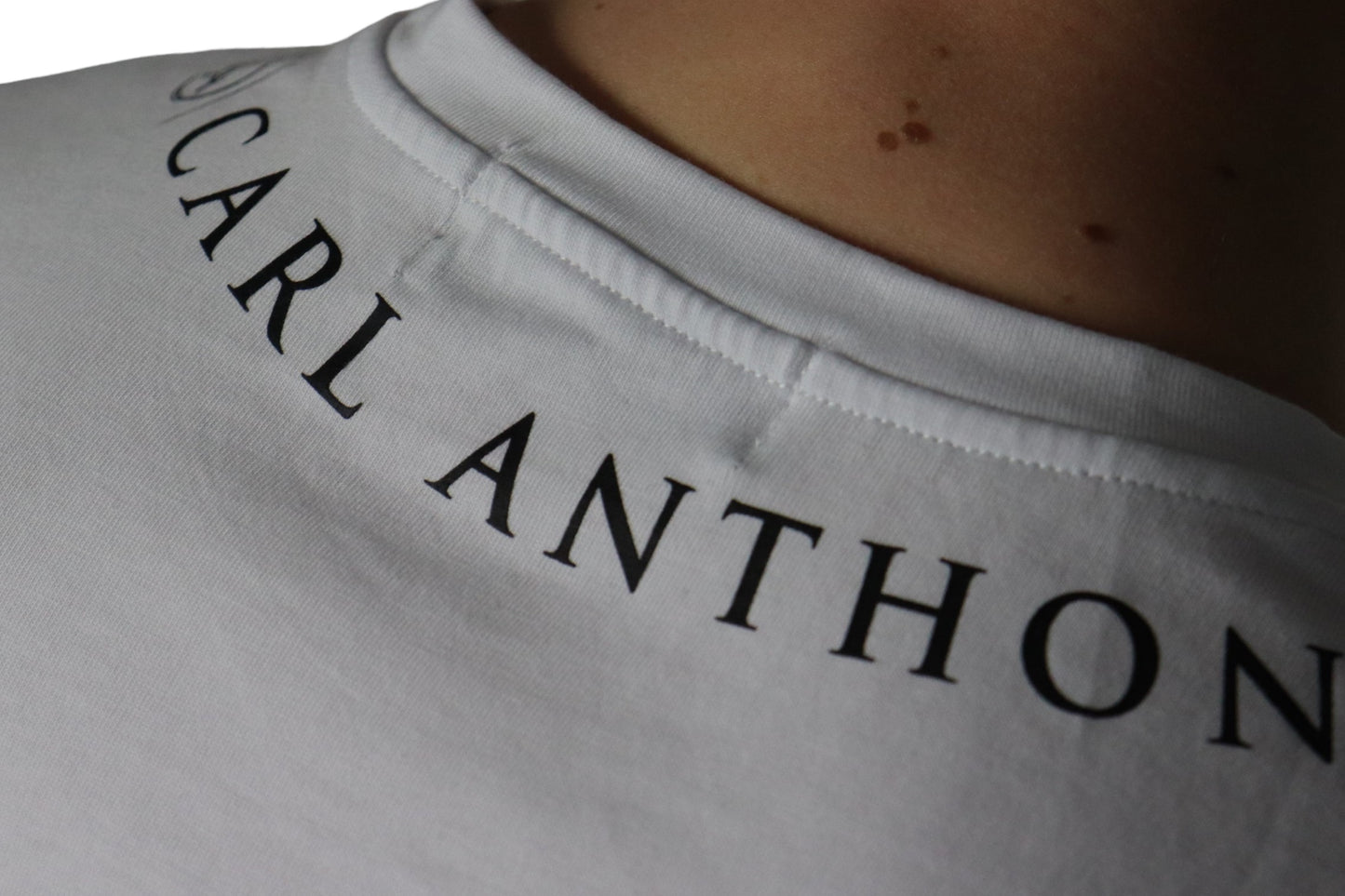 White Carl Anthony T-Shirt