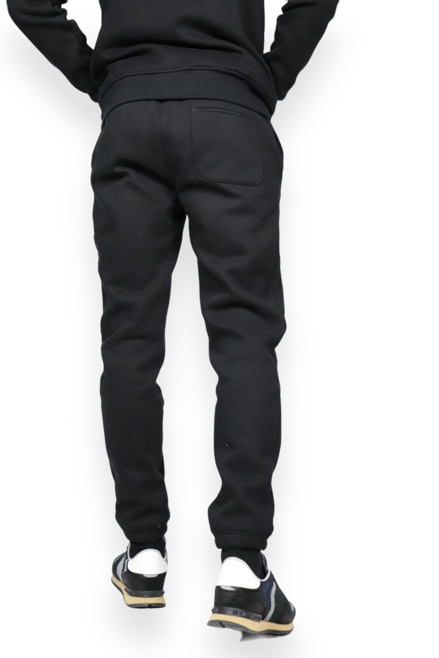 Black Carl Anthony Chenille Joggers