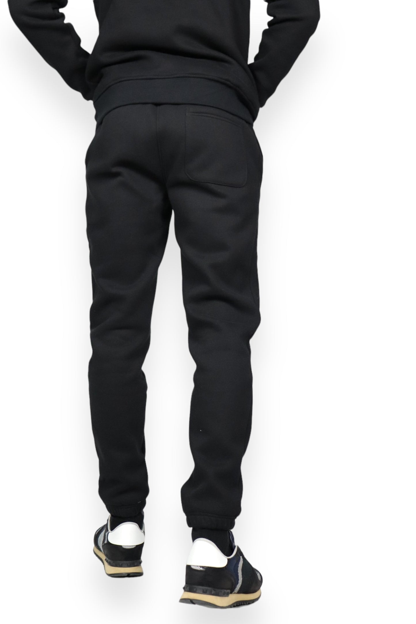 Black Carl Anthony Chenille Joggers