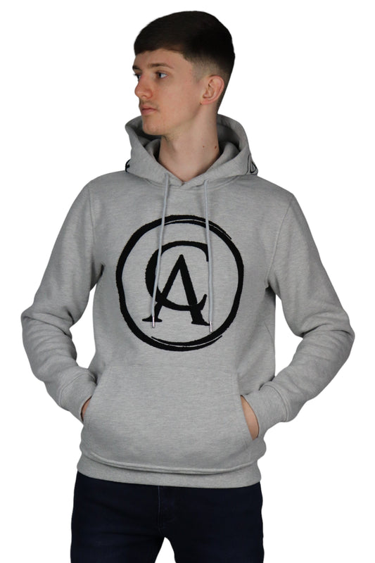 Grey Carl Anthony Chenille Hoodie